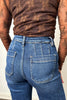 The Tiff from Risen: High-Rise Slanted Pocket Wide Leg Denim *Final Sale*