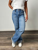 The Shane from Risen: Mid-Rise Cuffed Wide Leg Denim