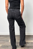 The Vaughn from Risen: Mid-Rise Front Seam Wide Leg Denim