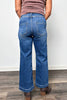 The Lauren from Risen: High-Rise Tummy Control Extended Front Wide Leg Denim *Final Sale*
