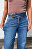 The Lauren from Risen: High-Rise Tummy Control Extended Front Wide Leg Denim *Final Sale*