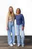 The Alanna from Lovervet: High-Rise Drawstring Wide Leg Denim