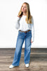 The Aria from Lovervet: Super High-Rise Tummy Control Wide Leg Denim