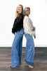 The Franki from Lovervet: High-Rise A Line Wide Leg Denim