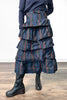 Women's Plaid Tiered Ruffle Skirt