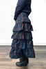 Women's Plaid Tiered Ruffle Skirt