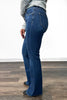 The Debbie from Risen: High-Rise Tummy Control 4-Way Stretch Flare Denim