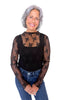 Women's Lace Long Sleeve Layering Top