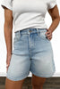 The Jovie by Ava Lane: High-Rise Tummy Control Denim Shorts
