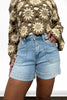 The Lexie by Ava Lane: Mid-Rise Denim Shorts