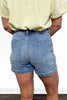 The Piper by Ava Lane: High-Rise Tummy Control Denim Shorts