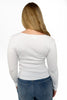 ALB Custom Women's Ribbed Exposed Seam Long Sleeve Top