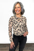 ALB Custom Women's Floral Mesh Layering Top