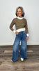 The Auburn by Ava Lane: *Three Lengths* High-Rise Tummy Control Wide Leg Denim
