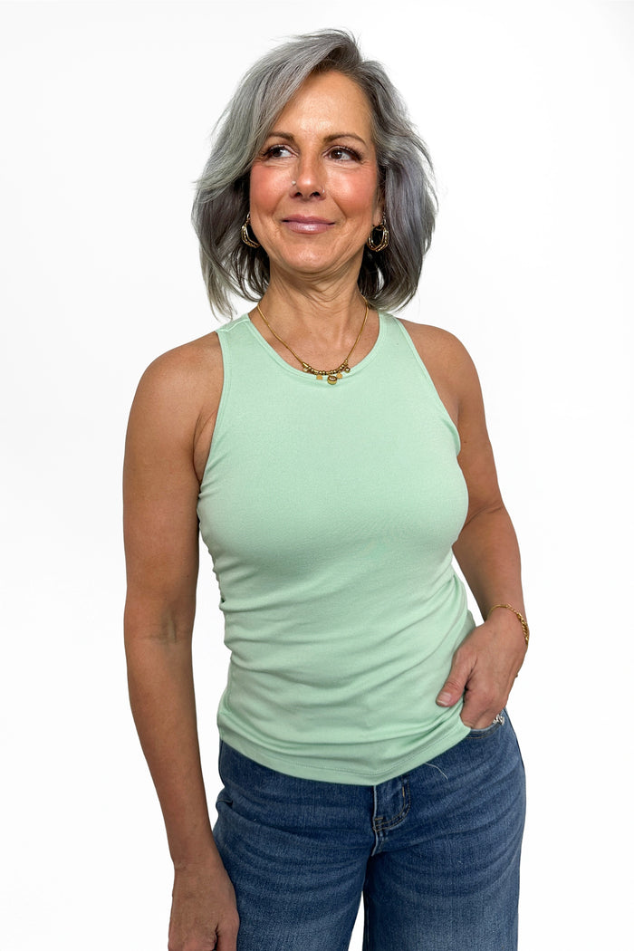 Layering Built in Bra Tank Top
