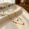ALB Custom Gold Marquise Station Necklace *Final Sale*