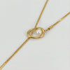 ALB Custom Gold Baroque Pearl Drop Y-Necklace *Final Sale*