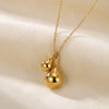 ALB Custom Double Teardrop Pendant Necklace *Final Sale*