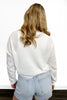 Women's American Flag Long Sleeve Sweater by Ava Lane
