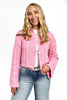 Women's Cable Knit Textured Button Front Cardigan by Ava Lane