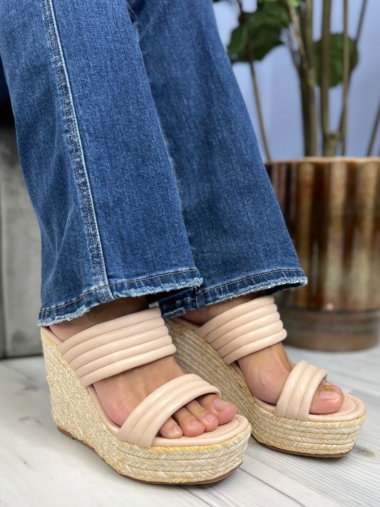 Shu Shop Jane Women's Open Toe Wedge