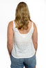 Women's American Flag Open Knit Tank Top by Ava Lane
