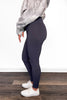 ALB Custom Women's Charcoal Everyday Essential Leggings *Two Lengths* *Final Sale*