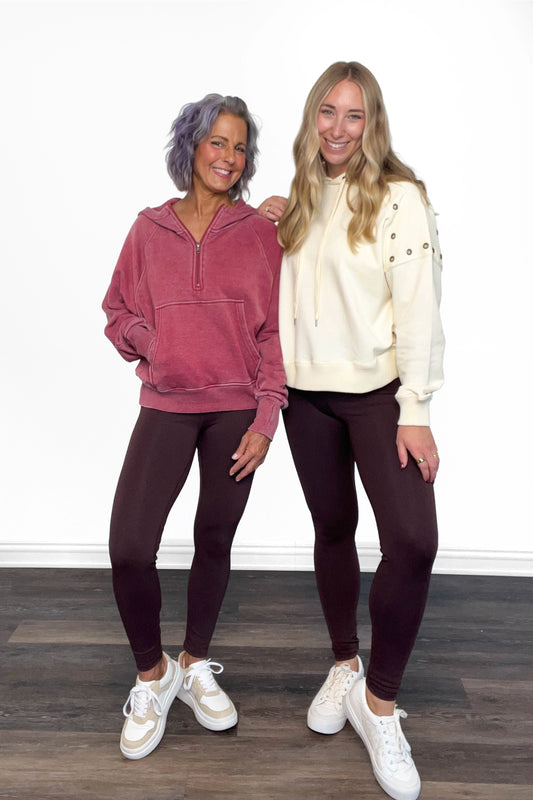 ALB Custom Women's Brown Everyday Essential Leggings *Two Lengths*