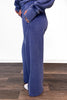 ALB Custom Women's Solid Navy Wide Leg Pants *Two Lengths* *Final Sale*