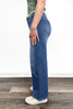 Mid-Rise Tummy Control Vintage Wash Straight Leg Jeans