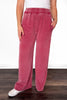 ALB Custom Women's Solid Wine Wide Leg Pants *Two Lengths* *Final Sale*