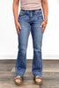 Mid-Rise Tummy Control Vintage Blue Bootcut Jeans