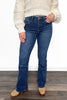 The Giselle from Lovervet: High-Rise Tummy Control Bootcut Denim