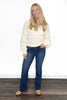 The Giselle from Lovervet: High-Rise Tummy Control Bootcut Denim