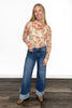 The Maxine from Lovervet: High-Rise Cuffed Wide Leg Denim