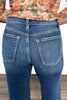 The Maxine from Lovervet: High-Rise Cuffed Wide Leg Denim