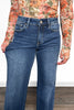 The Maxine from Lovervet: High-Rise Cuffed Wide Leg Denim