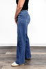 High-Rise Tummy Control Wide Leg Jeans