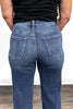 High-Rise Tummy Control Wide Leg Jeans