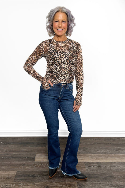 The Carla from Lovervet: High-Rise Bootcut Denim