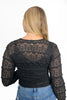 ALB Custom Women's Textured Lace Long Sleeve Top