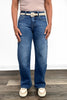 The Darcy Mid-Rise Tummy Control Barrel Jeans