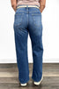The Darcy Mid-Rise Tummy Control Barrel Jeans