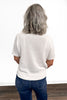 Women's American Flag Short Sleeve Sweater by Ava Lane