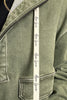 The Tate Long Sleeve Hooded Denim Jacket - Green *FINAL SALE*