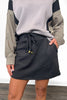 ALB Custom Women's Black Drawstring Skort *Two Lengths* *Final Sale*