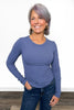 ALB Custom Women’s Ribbed Semi-Cropped Long Sleeve Top
