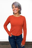 ALB Custom Women’s Ribbed Semi-Cropped Long Sleeve Top