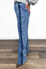 The Mavis from Risen: High-Rise Elastic Band Wide Leg Denim *Final Sale*