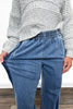 The Mavis from Risen: High-Rise Elastic Band Wide Leg Denim *Final Sale*